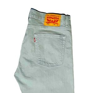 Levi’s Men’s 513 Slim Fit Jeans (W34xL32)(Grey)